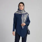 پلیور یقه اسکی زنانه مدل PMM10 سرمه‌ای - تصویر 7