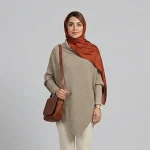 پلیور یقه اسکی زنانه مدل PMM10 کرم - تصویر 2